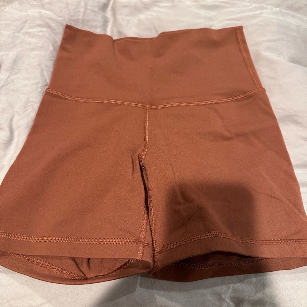 Aritzia sports shorts, red